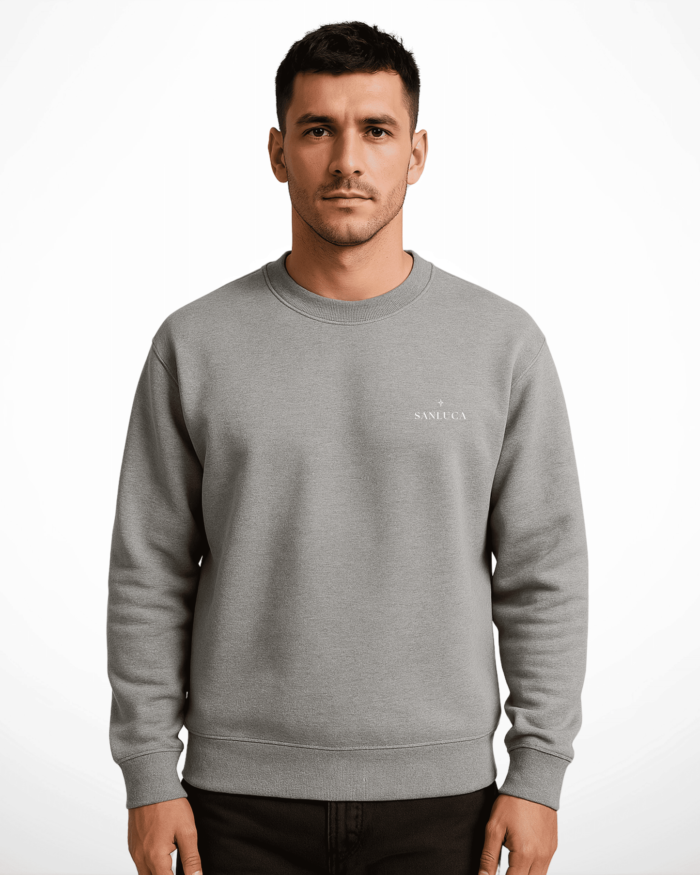 Grey Sweater | with Stars design