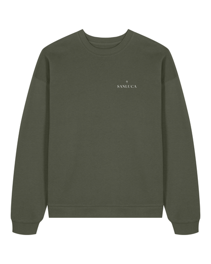 Khaki Sweater | with Stars design