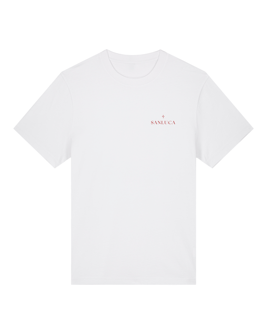 White Tee | with Stars Design